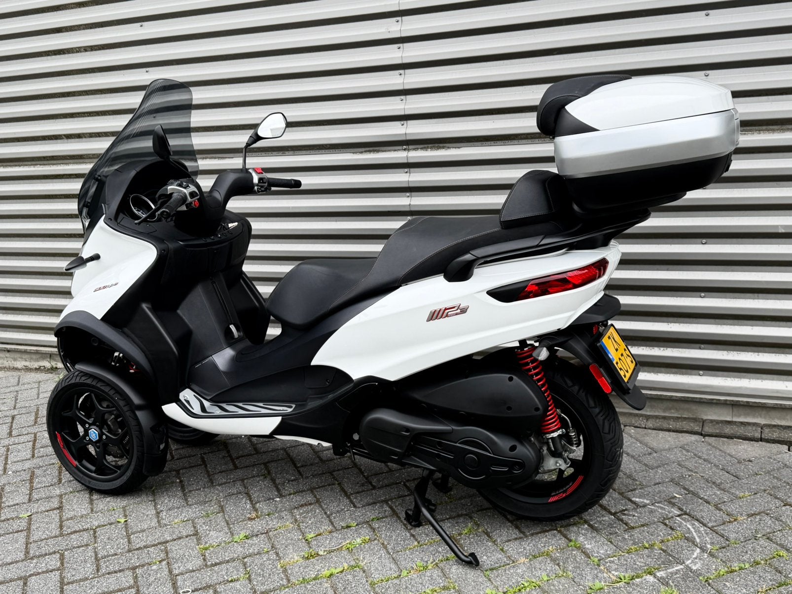 Nette Piaggio MP3 500 HPE ( Bouwjaar 2019 ) Topkoffer, Motoren, Bedrijf, Overig, ABS, 500 cc