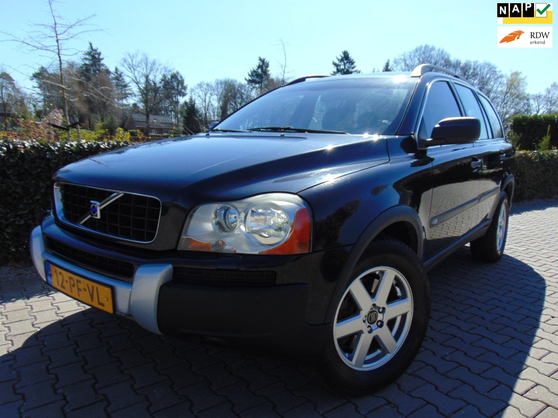 Volvo XC90 2.4 D5 Exclusive 7 Persoons. , Clima / Cruise / L, Auto's, Volvo, Gebruikt, Beige, 255 €/maand, 7 stoelen