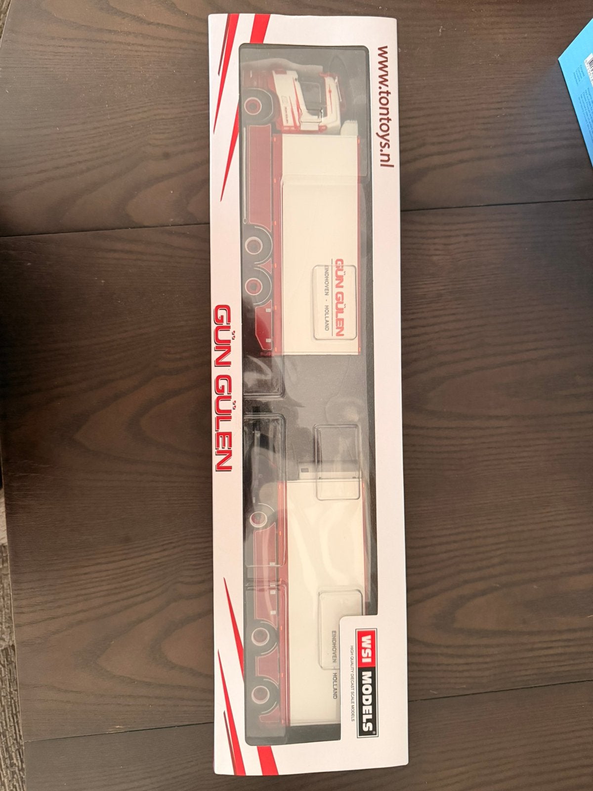 Scania combi van gun gulen 1:50 wsi, Ophalen, Nieuw, Bus of Vrachtwagen, Wsi