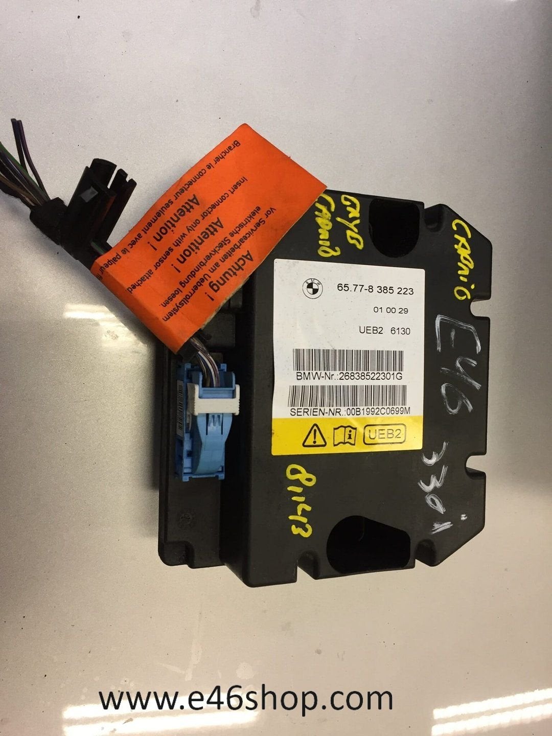 Rol over sensor Bmw e46 cabriolet oe 8385223, Auto-onderdelen, Dashboard en Schakelaars, Gebruikt, -, -, Ophalen of Verzenden