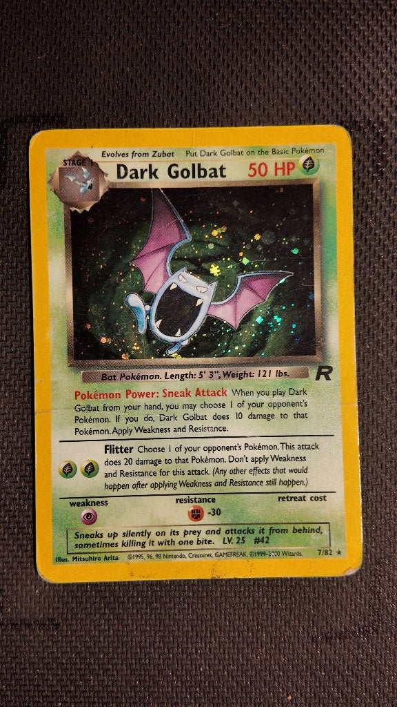Dark Golbat 7 Team Rocket | Pokemon kaart, Hobby en Vrije tijd, Verzamelkaartspellen | Pokémon, Ophalen, Zo goed als nieuw, Losse kaart