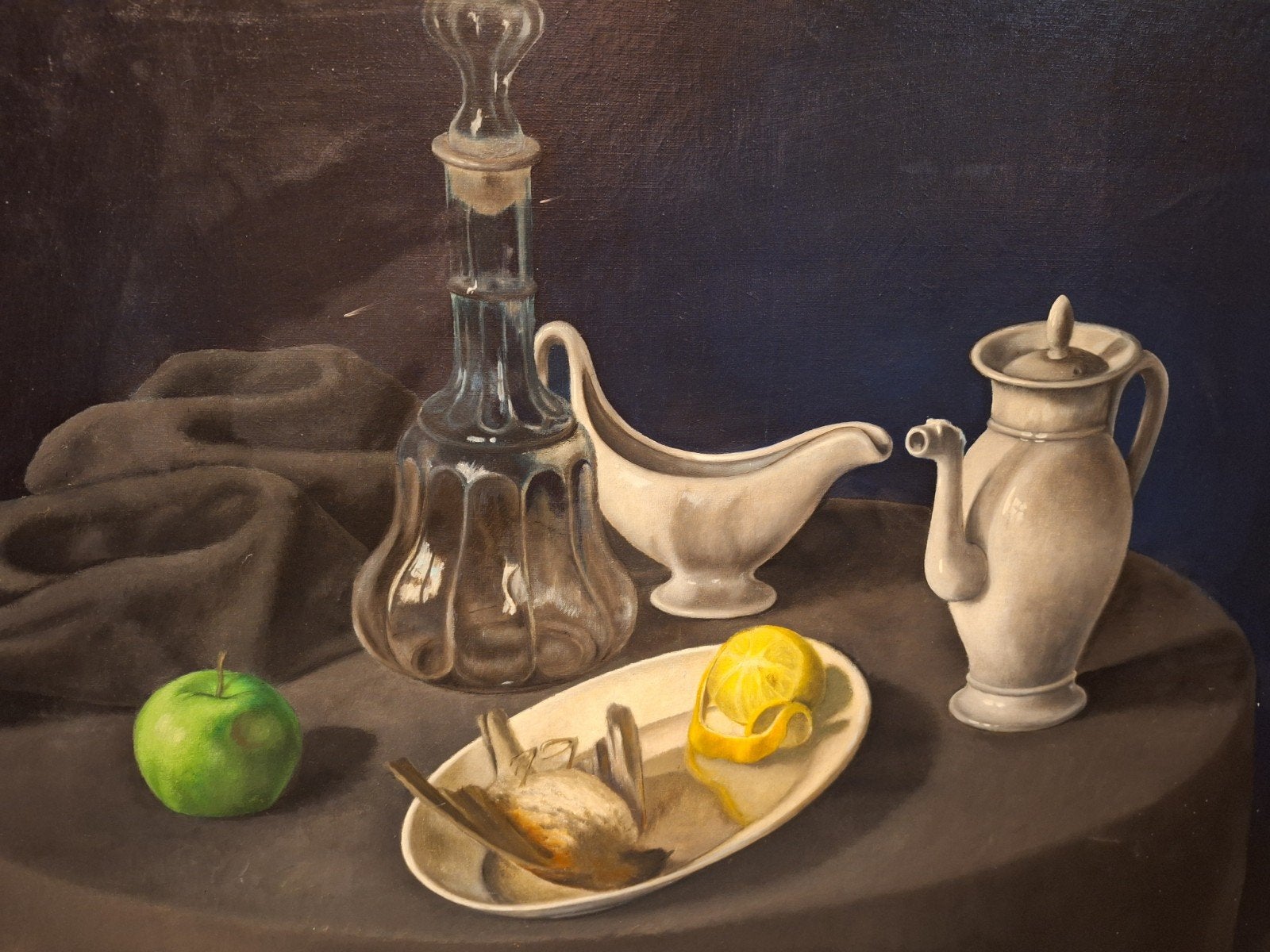 Modern realisme stilleven M. Heynckes Zahn, Antiek en Kunst, Ophalen of Verzenden