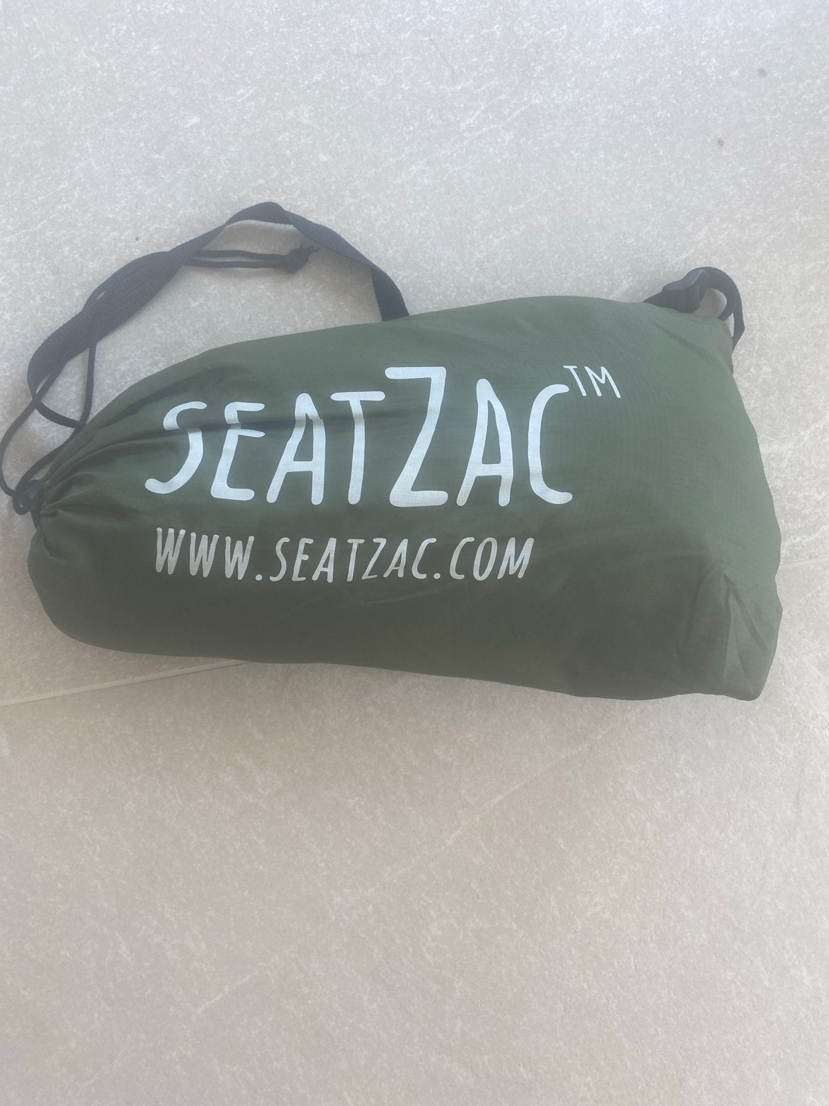 SeatZac opblaasbare lounge zak - Groen, Ophalen of Verzenden, Nieuw