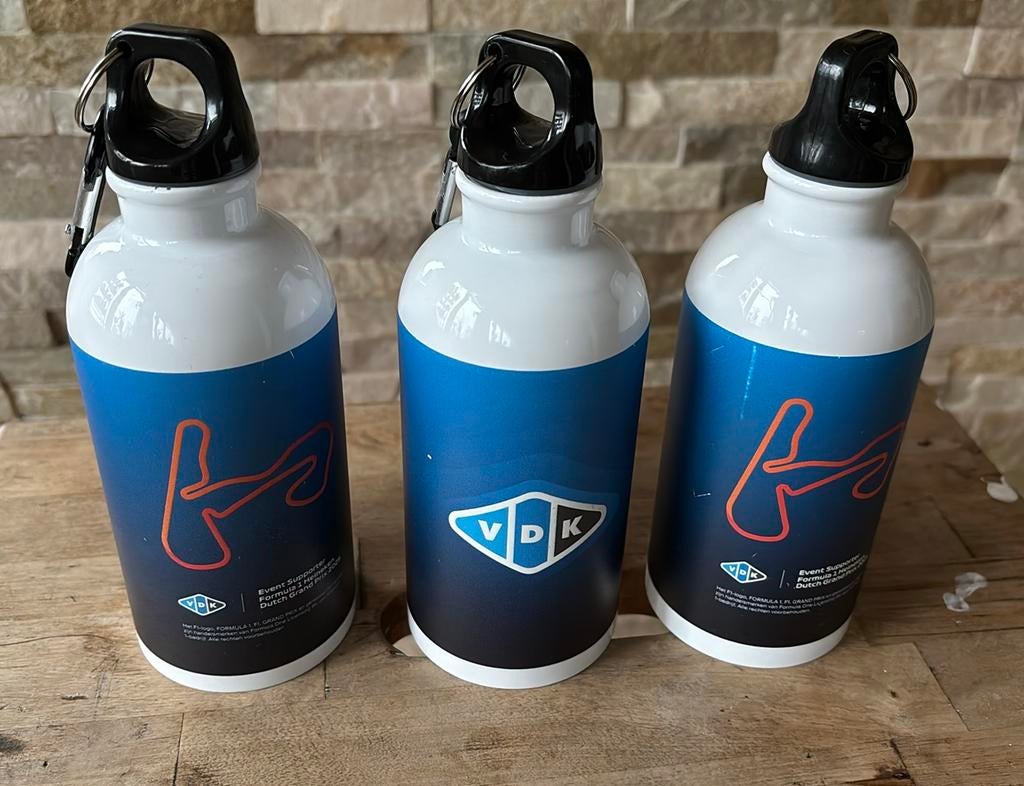 Rvs bidons Zandvoort race, Ophalen of Verzenden, Zo goed als nieuw, Gebruiksvoorwerp