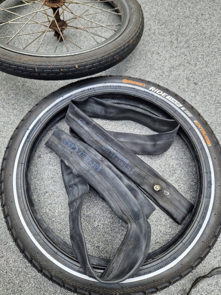 16 inch binnen- en buitenband, Fietsen en Brommers, Ophalen of Verzenden, Nieuw, Band