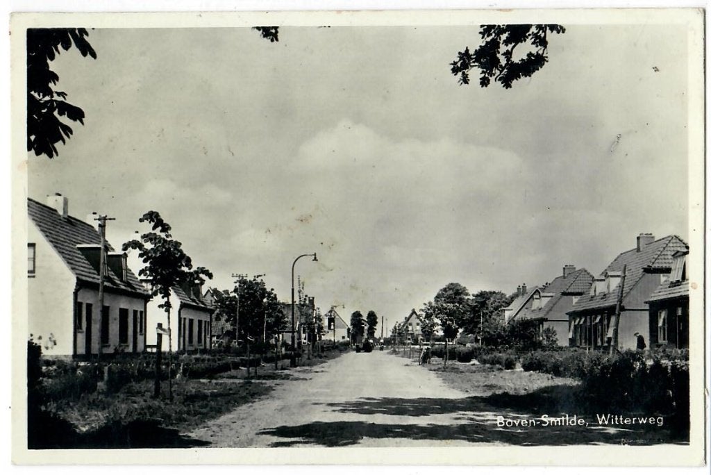 Boven-Smilde - Witterweg, Verzamelen, Verzenden, 1940 tot 1960, Gelopen, Drenthe