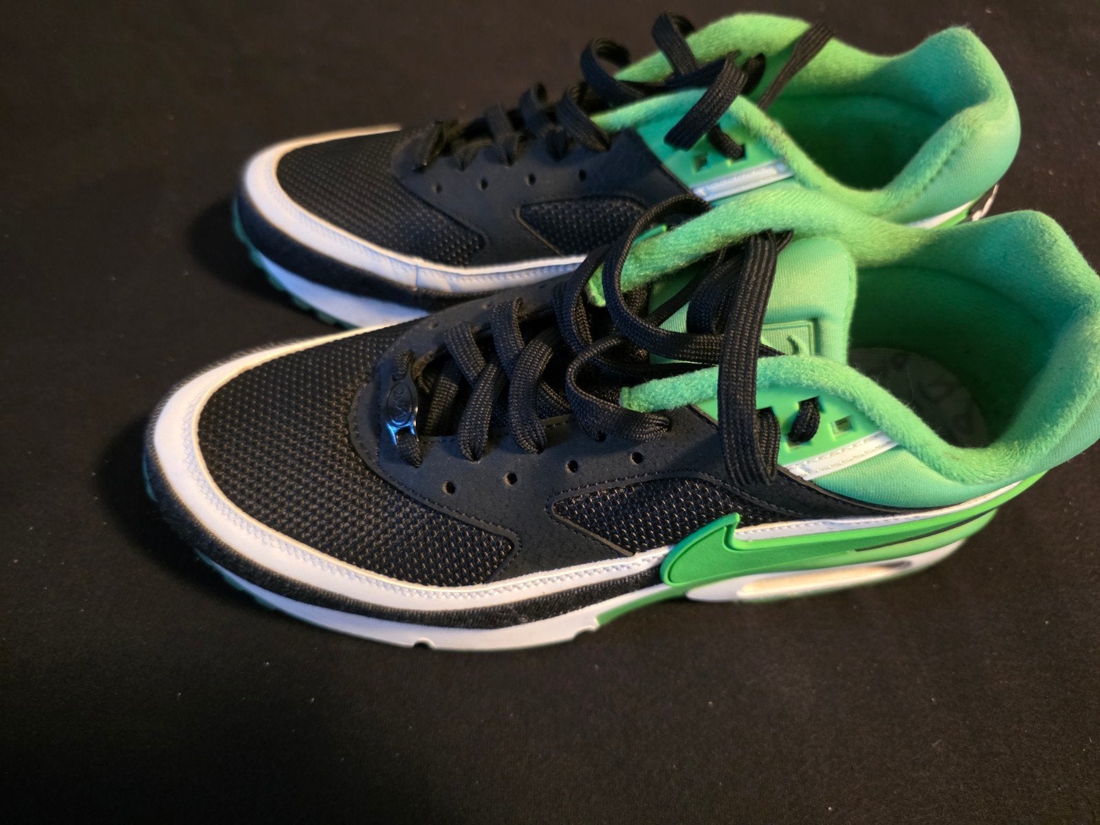 Nike Air Max Rotterdam Sneakers - Zwart/Groen, Zwart, Nike, Ophalen of Verzenden, Sneakers of Gympen