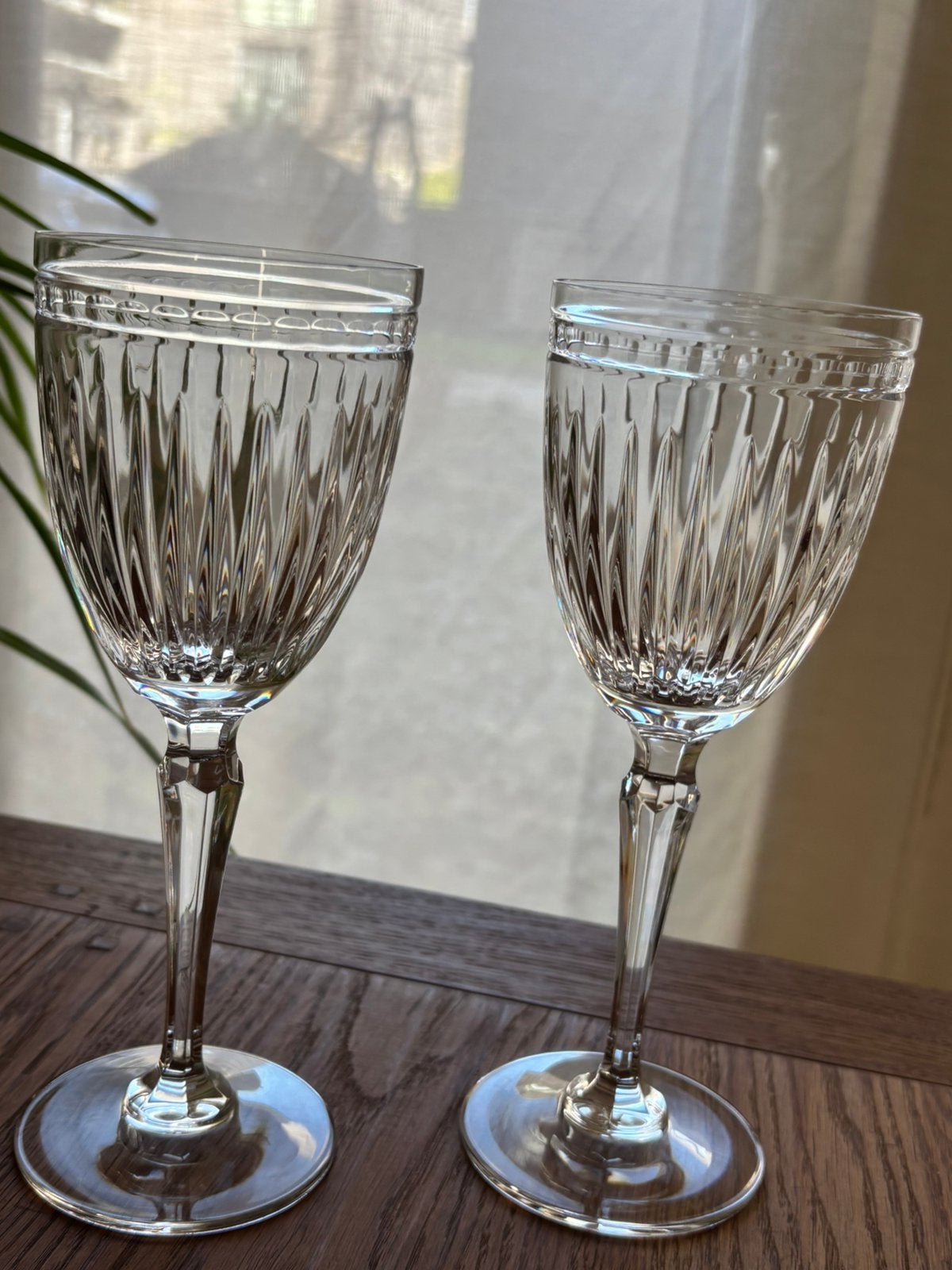 Waterford Hanover - grote kristallen water/wijnglazen, Antiek en Kunst, Antiek | Glas en Kristal, Verzenden