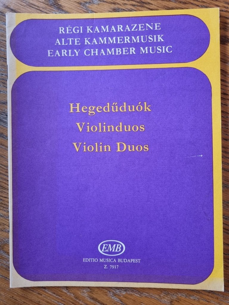 Early Chamber Music Violin Duos, Gebruikt, Klassiek, Les of Cursus, Ophalen of Verzenden