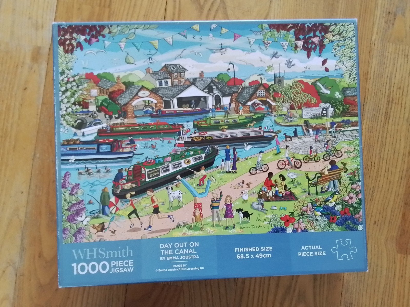 legpuzzel WH Smith Engels kanaal Joustra 1000 stukjes, Hobby en Vrije tijd, Ophalen, 500 t/m 1500 stukjes, Zo goed als nieuw, Legpuzzel