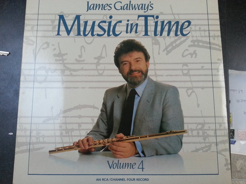 JAMES GALWAY's - music in time volume 4, Ophalen of Verzenden, Zo goed als nieuw, 12 inch, LP
