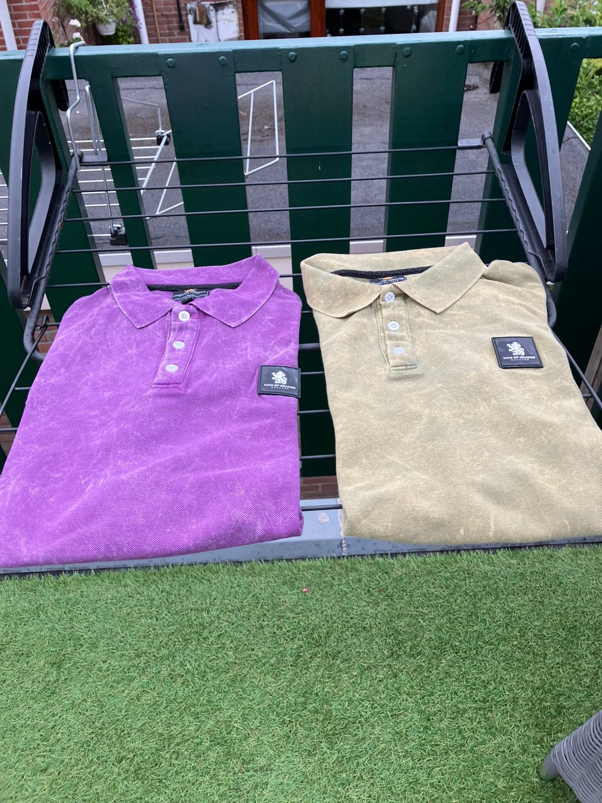 Polo’s maat L king of orange, Ophalen of Verzenden, Zo goed als nieuw, Maat 48/50 (M), Oranje