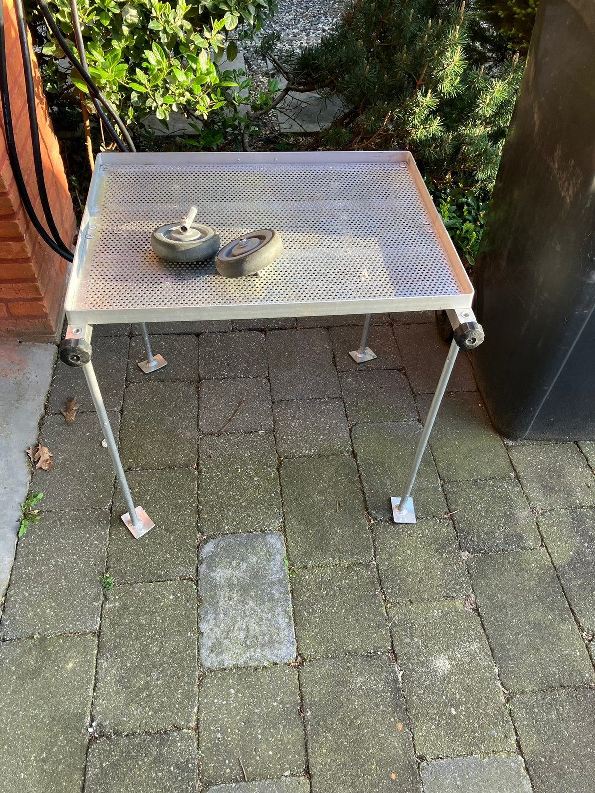 Visplateau, Ophalen, Gebruikt