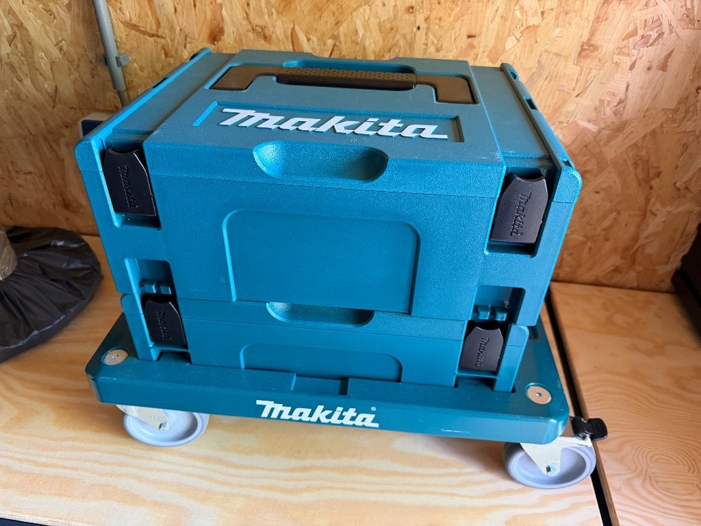 Makita trolley + 2x M box, Ophalen, Zo goed als nieuw