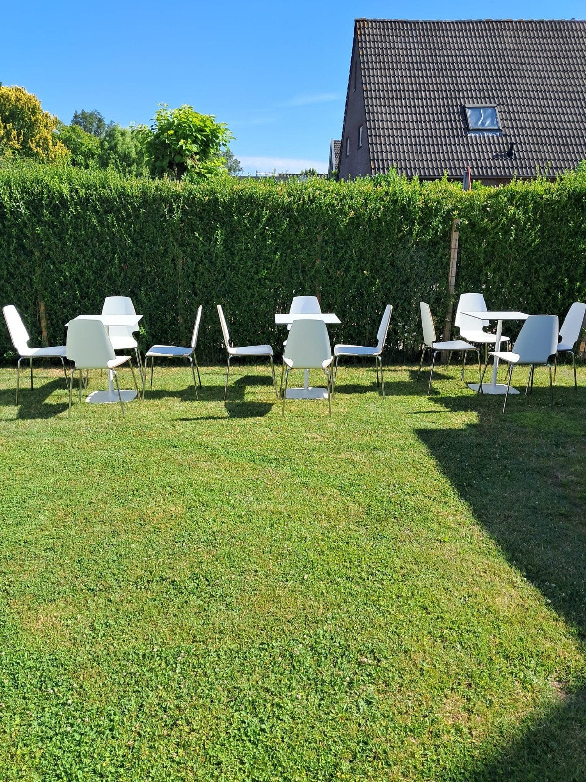 IKEA Vilmar salon tafels en stoelen, Ophalen, Gebruikt
