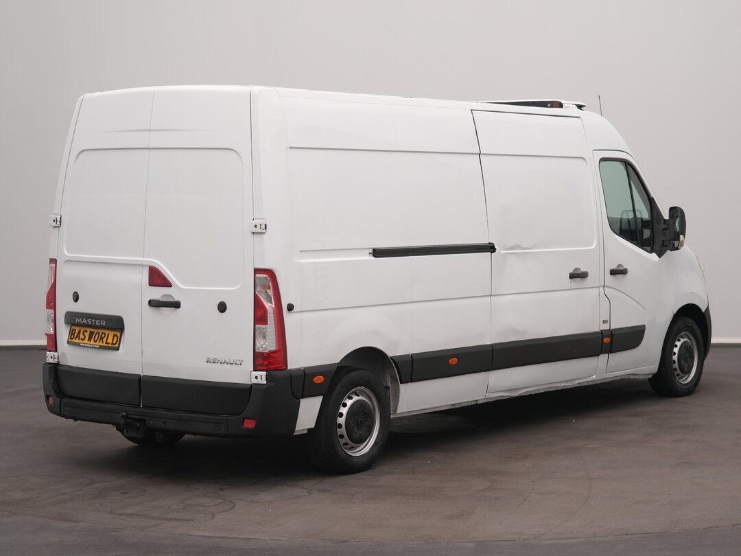 Renault Master 125PK Koelwagen L3H2 Carrier Xarios 350 230v, Auto's, Euro 5, 125 pk, Gebruikt, 4 cilinders