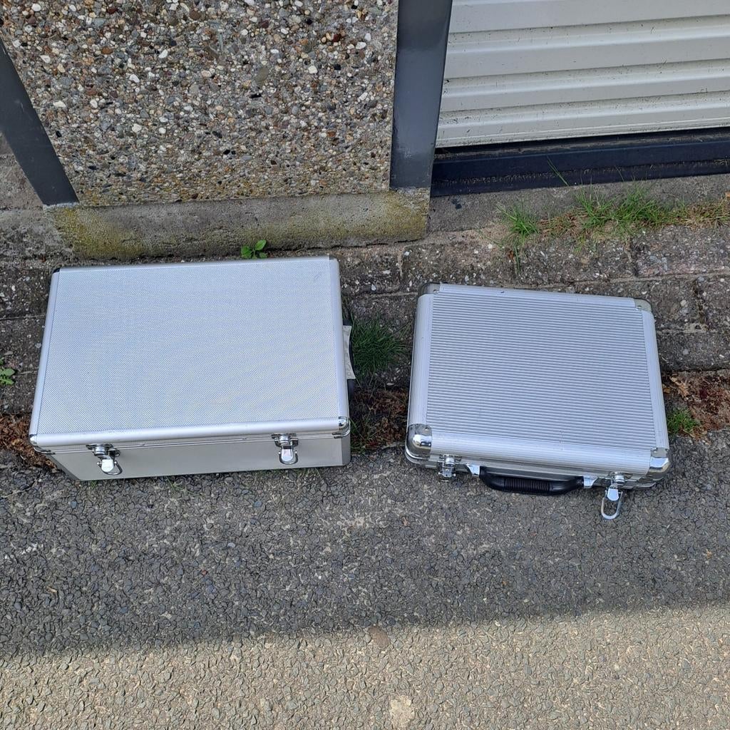 Aluminium koffers van bijde zijn er 3 stuks, Nieuw, Minder dan 50 cm, Ophalen of Verzenden, Minder dan 35 cm