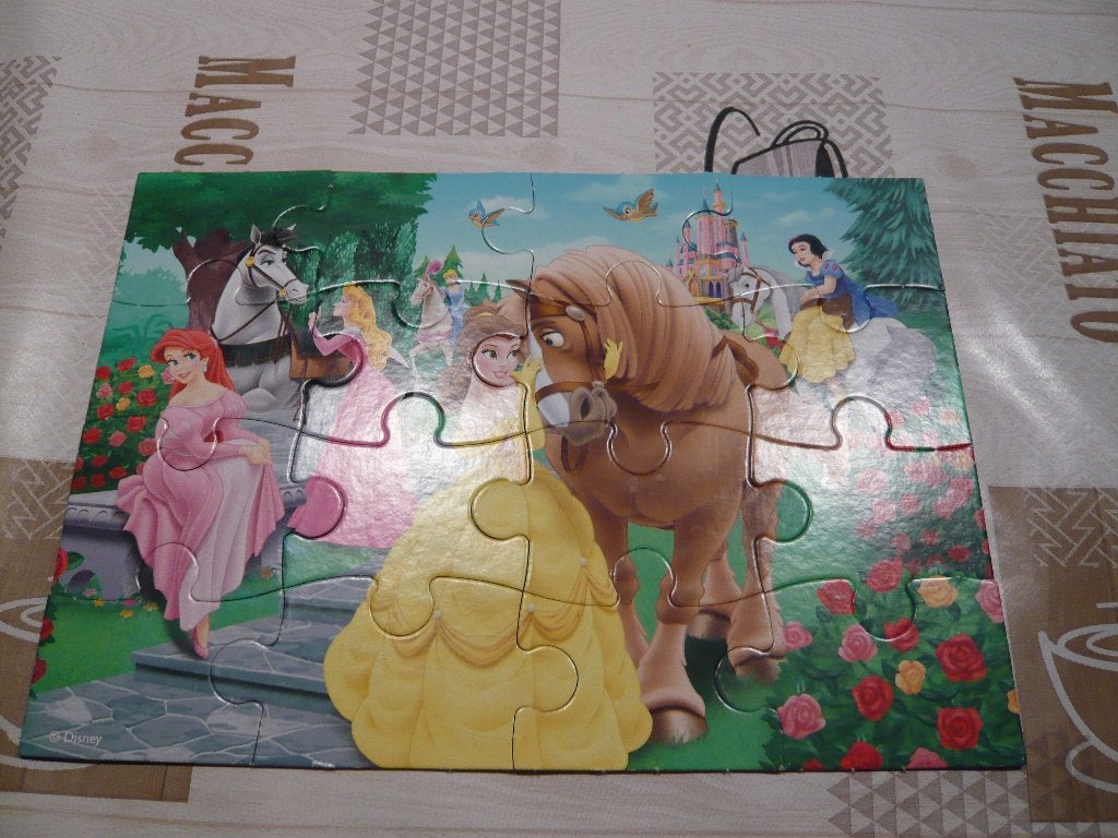Prinsessen puzzels; Disney, Ophalen of Verzenden, 10 tot 50 stukjes, Zo goed als nieuw, 4 tot 6 jaar