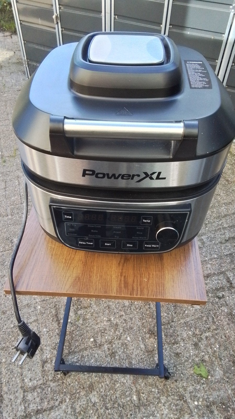 PowerXL Multikoker 12-in-1 - Airfryer, Slowcooker, Grill, Witgoed en Apparatuur, Ophalen, Nieuw, Airfryer