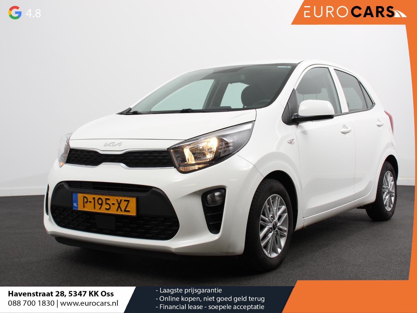 Kia Picanto 1.0 DPi Automaat DynamicLine Navigatie Apple Car, 877 kg, Stof, Gebruikt, Euro 6
