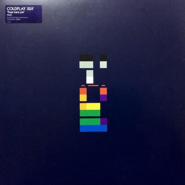 Coldplay - X&Y vinyl album met poster, Inclusief poster, Zo goed als nieuw, 12 inch, Ophalen of Verzenden
