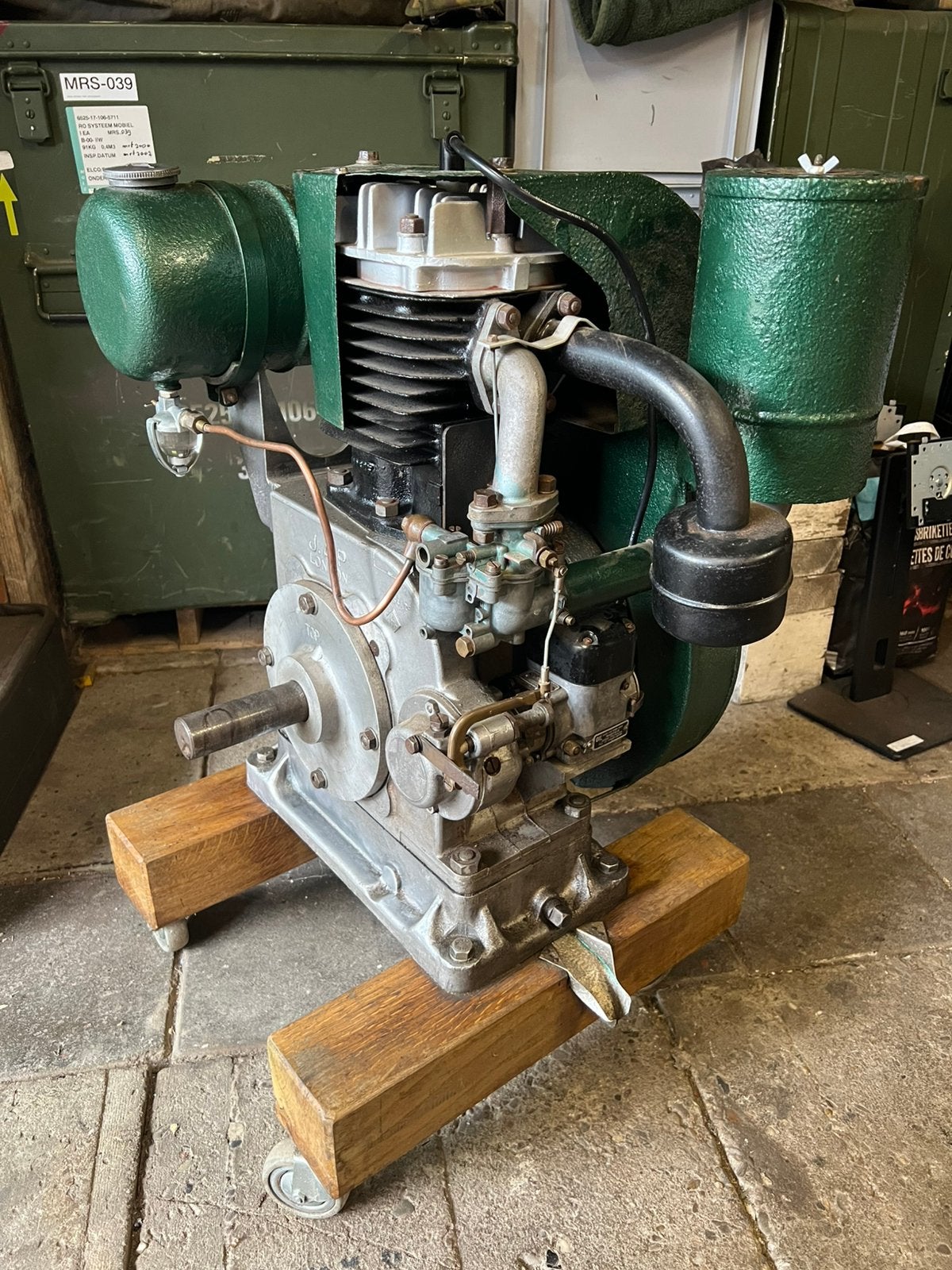 JAP stationaire motor engeland 5pk, Doe-het-zelf en Verbouw, Motoren, Ophalen of Verzenden, Zo goed als nieuw, Benzinemotor, 1800 rpm of meer