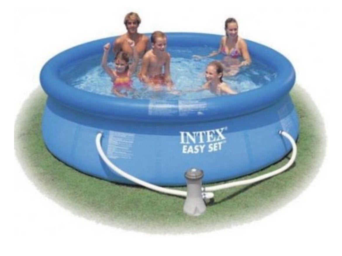 Intex zwembad 305x76, Ophalen, Gebruikt, Rond, Opzetzwembad
