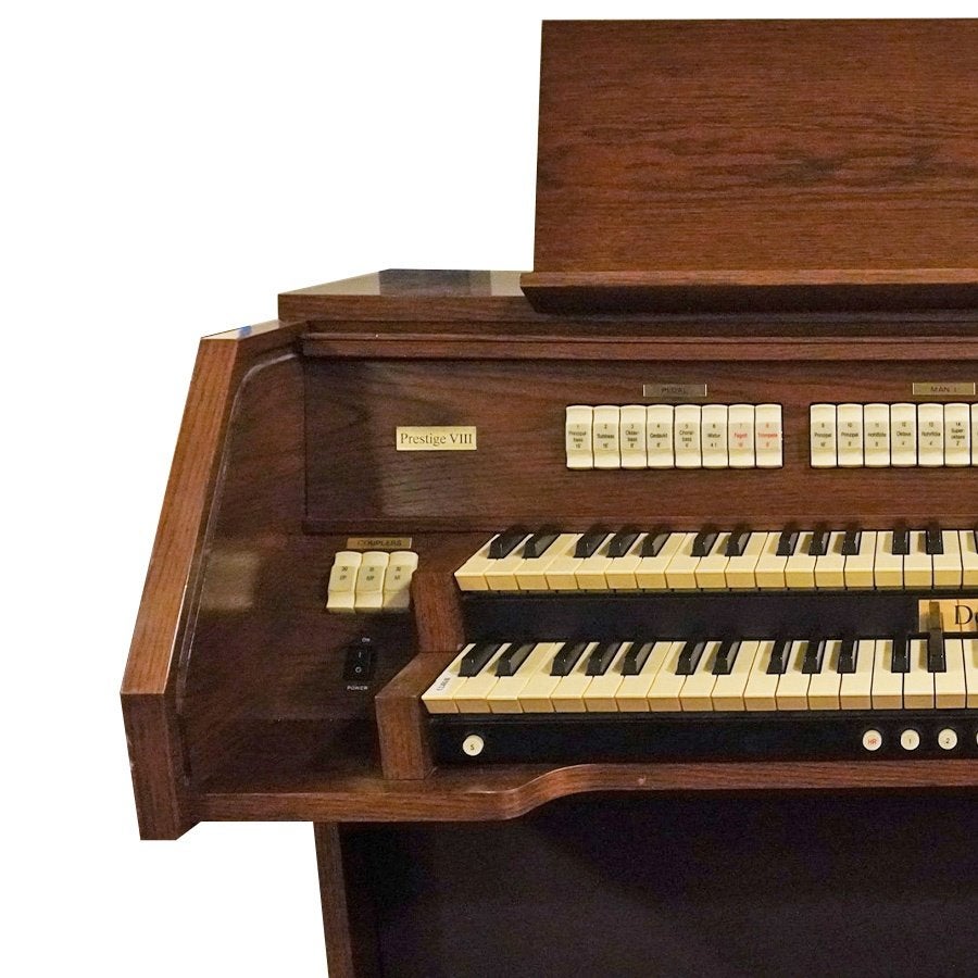 Domus Prestige 8 Donker Eiken - Occasion, Muziek en Instrumenten, Orgels, 2 klavieren, Gebruikt, Viscount (Domus), Ophalen of Verzenden