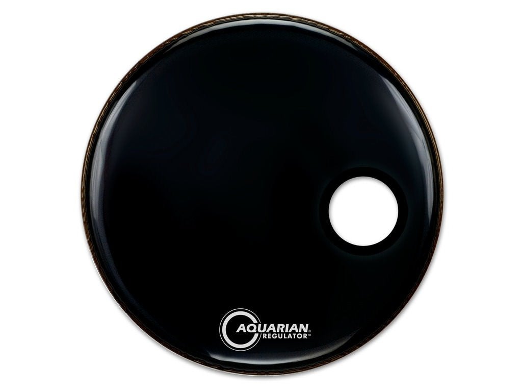 Bassdrum Vel Aquarian RSM22BK, Regulator 22" , Smal Gat, -, -, Ophalen of Verzenden, Trommel
