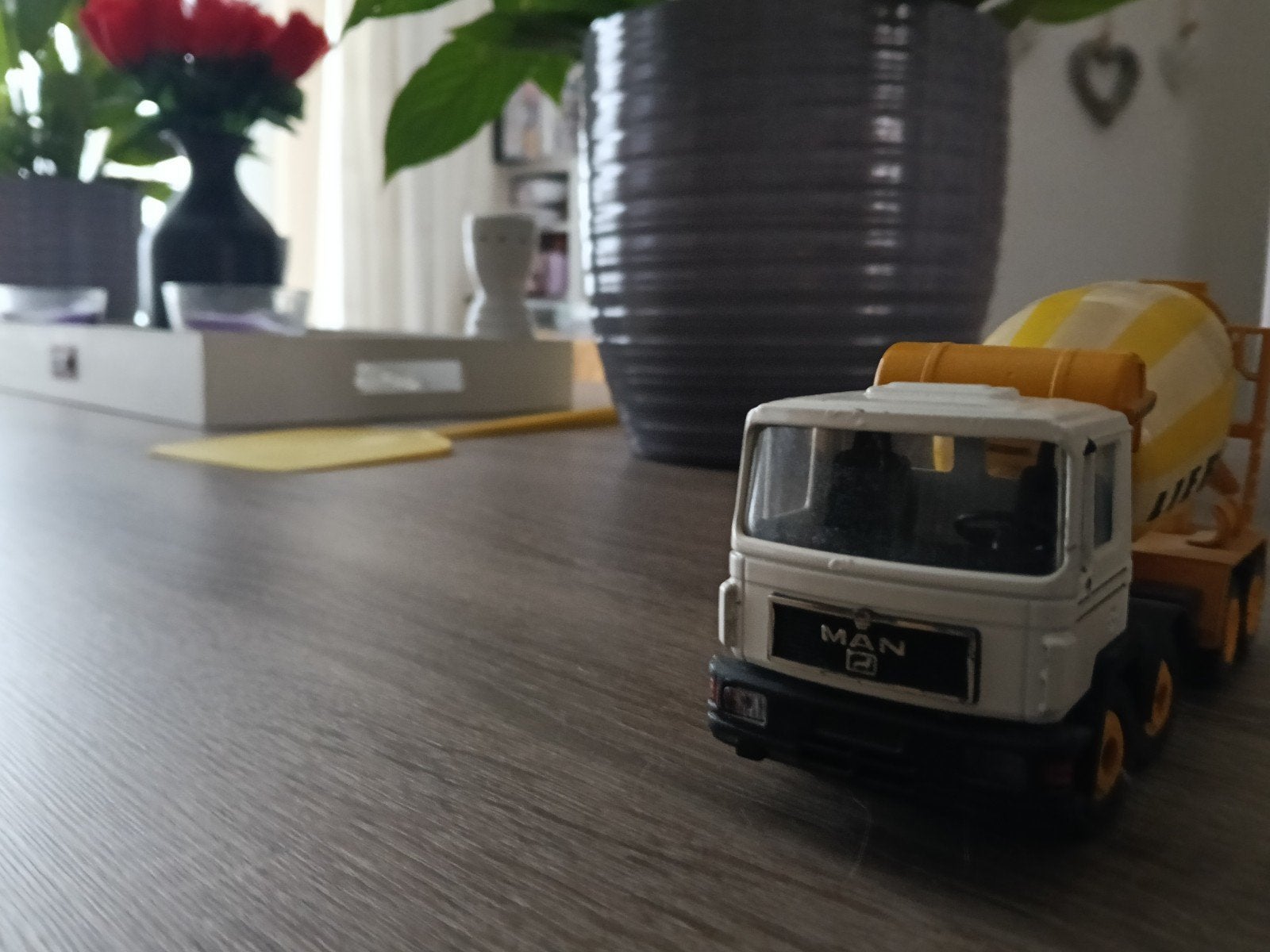 MAN Liebherr Cementmixer Speelgoedtruck, Kinderen en Baby's, Ophalen of Verzenden, Gebruikt