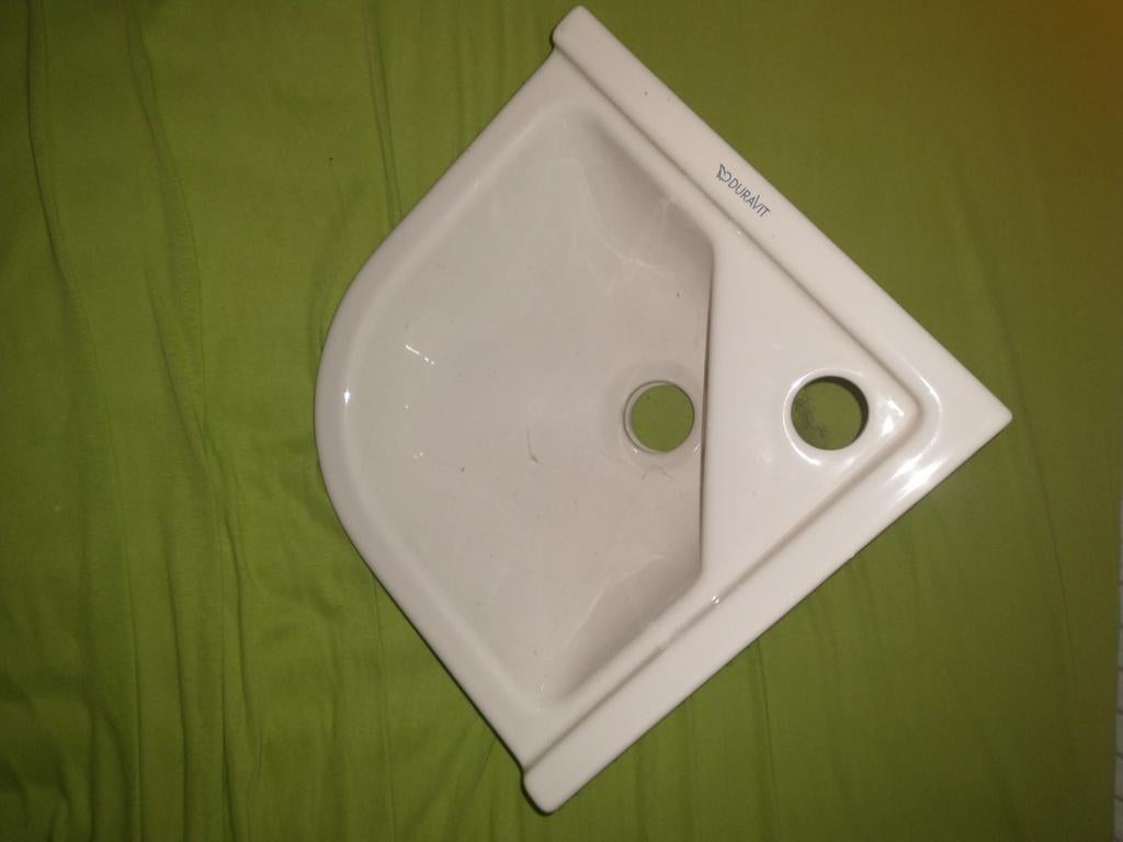 Duravit hoekfontein pergamon 30 x 30 cm nieuw, Ophalen of Verzenden, Nieuw, Wastafel