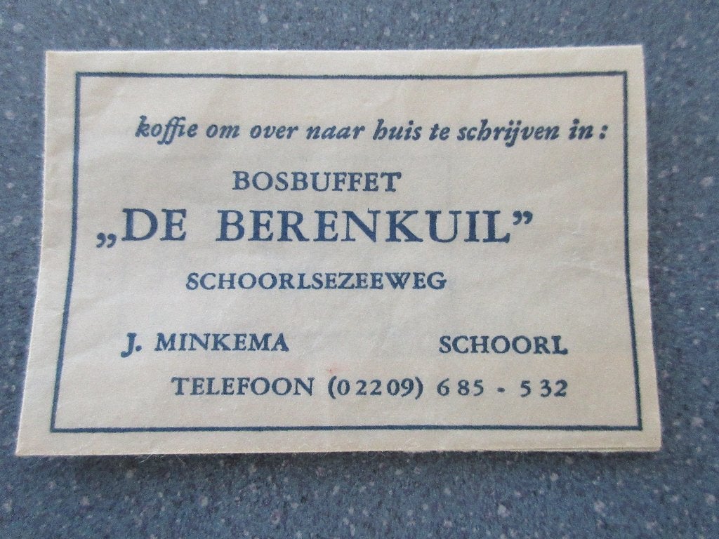 Schoorl,  bosbuffet De Berenkuil, Verzenden, Nederland