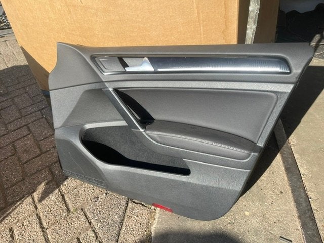 Portierbekleding Rechts Voor leder Golf VII (AUA) 2016, Auto-onderdelen, Interieur en Bekleding, Volkswagen, Gebruikt