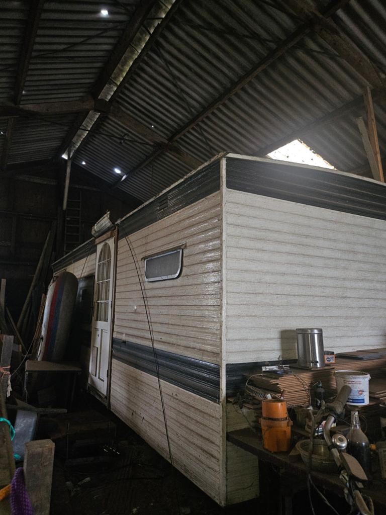 stacaravan opknapper, Ophalen
