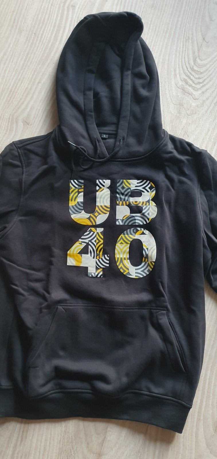 UB40 hoodie maat L NIEUW, Maat 52/54 (L), Zwart, UB40, Nieuw