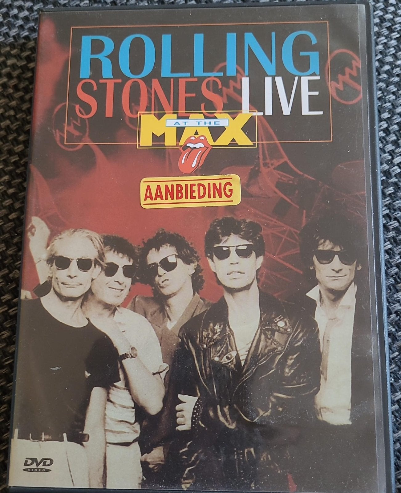 Rolling stones live at the max mick jagger, Ophalen of Verzenden, Gebruikt