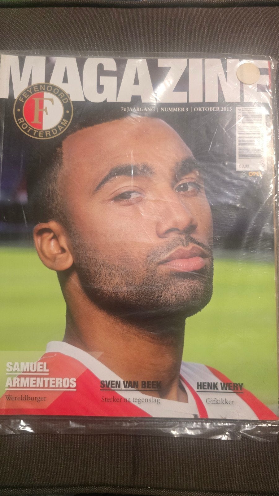 Feyenoord Magazine - Oktober 2013 - Samuel Armenteros, Ophalen of Verzenden, Zo goed als nieuw