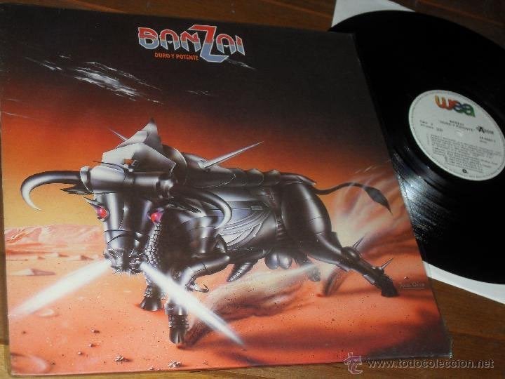 Banzai-Duro y potente-vinyl-original, Originele persing, 1980 - 1989, Ophalen of Verzenden, Zo goed als nieuw