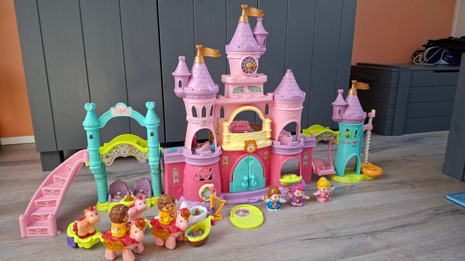Fisher-Price Little People Kasteel Speelset, Ophalen, Zo goed als nieuw, Jongen of Meisje