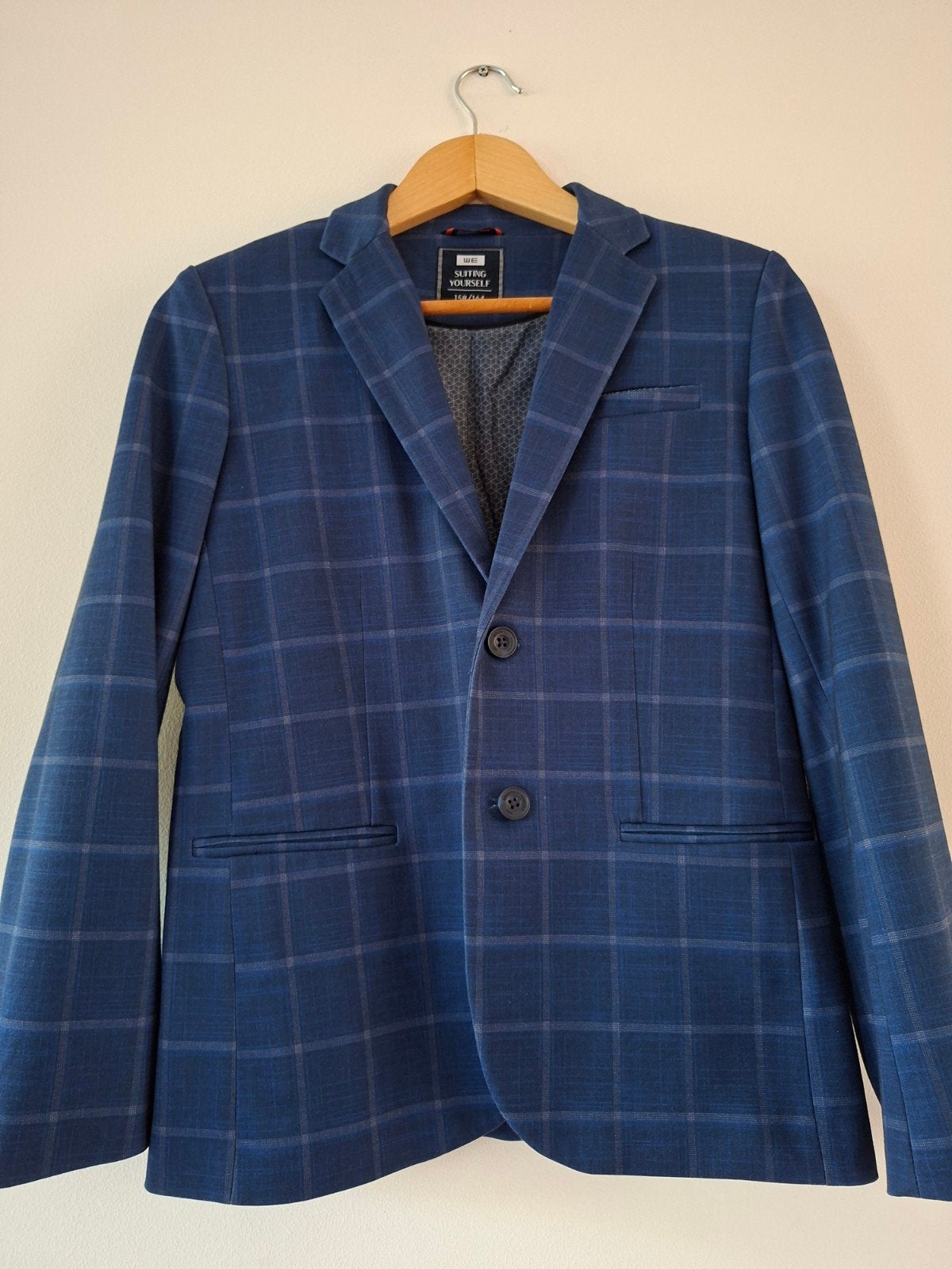 WE Suiting Yourself Pak (Colbert en Broek) + H&M Overhemd, Gebruikt, Ophalen of Verzenden, Setje, Jongen