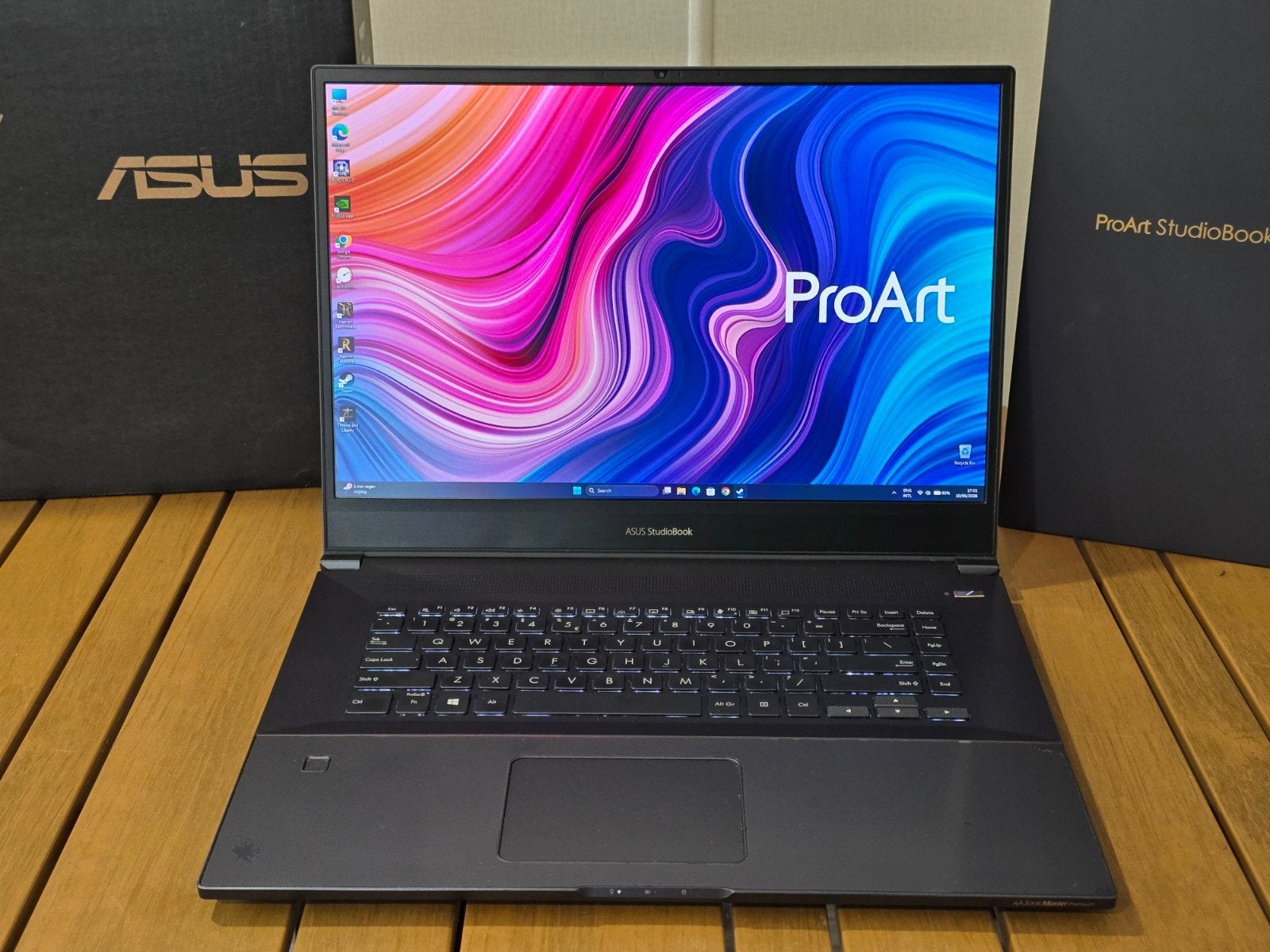 17" Asus ProArt StudioBookPRO i7-9750H/RTX 3000 6GB/32GB/1TB, Computers en Software, Windows Laptops, Met videokaart, 32 GB, ASUS