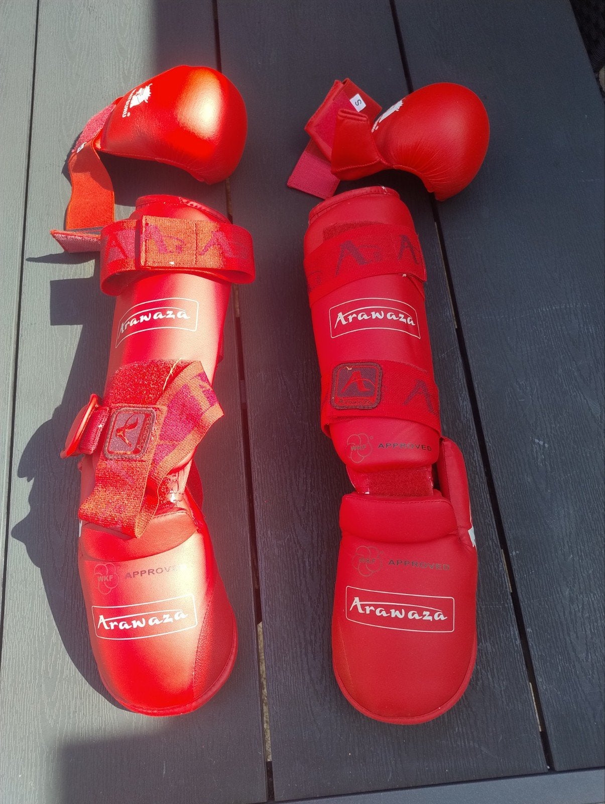 Arawaza karate beschermingsset. Gratis!, Ophalen