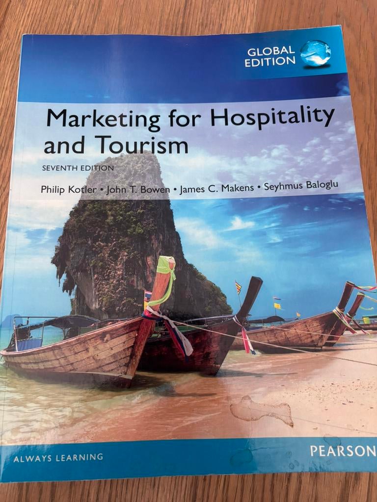 Marketing for hospitality and tourism, Ophalen of Verzenden, Zo goed als nieuw, Overige niveaus