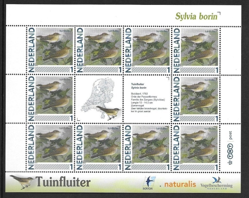 Vel persoonlijke zegels, Vogels Tuinfluiter postfris, Ophalen of Verzenden, Postfris