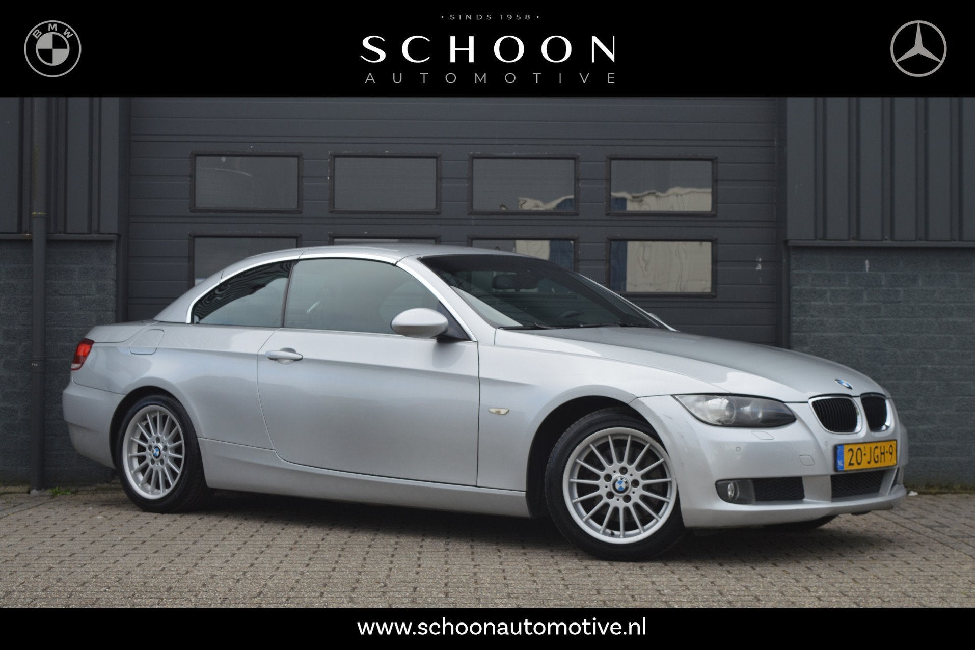 BMW 3 Serie Cabrio 320i Executive | LEDER | HIFI | CRUISE |, Auto's, BMW, Automaat, Achterwielaandrijving, Zwart, 4 cilinders