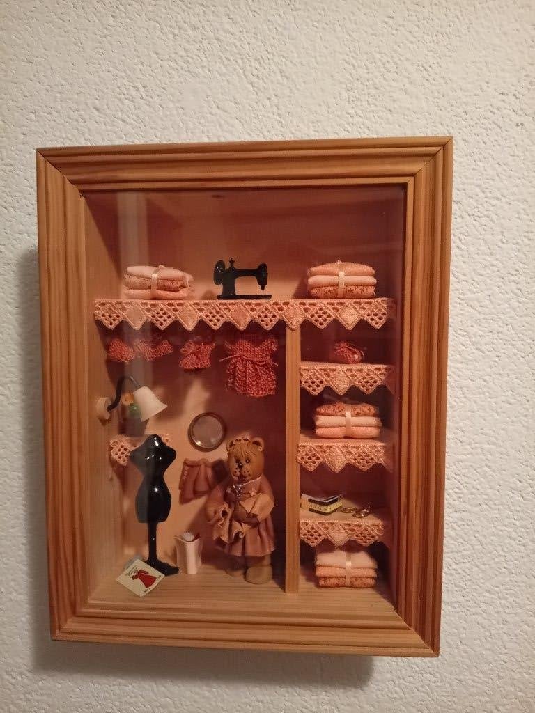 kijkkastje mini naaiatelier, Ophalen of Verzenden, Zo goed als nieuw, Overige typen