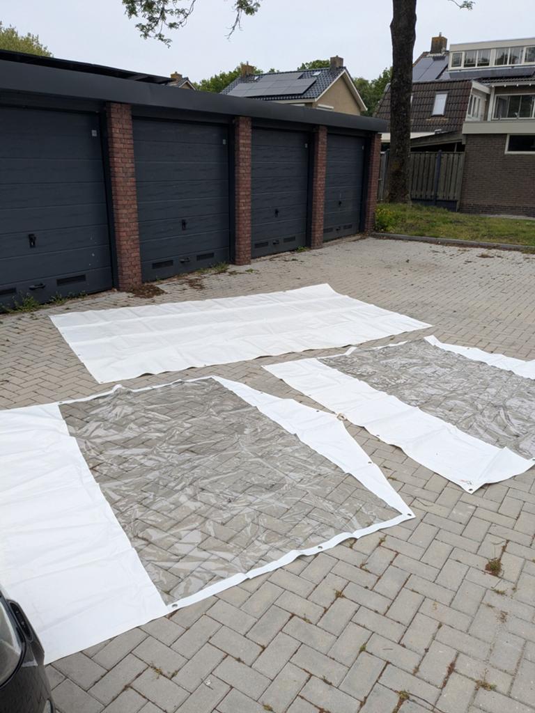 Zeilen voor de marktkraam, Ophalen of Verzenden