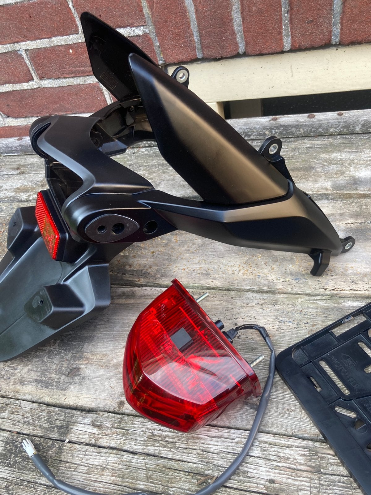 Honda CBR600RR 07/13 achterlicht en kentekenplaat, Ophalen of Verzenden, Gebruikt