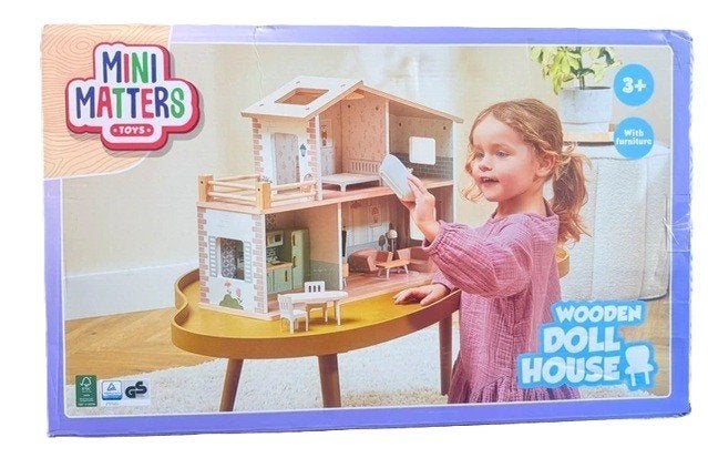 Nieuw mini matters houten poppenhuis, Ophalen of Verzenden, Nieuw, Poppenhuis