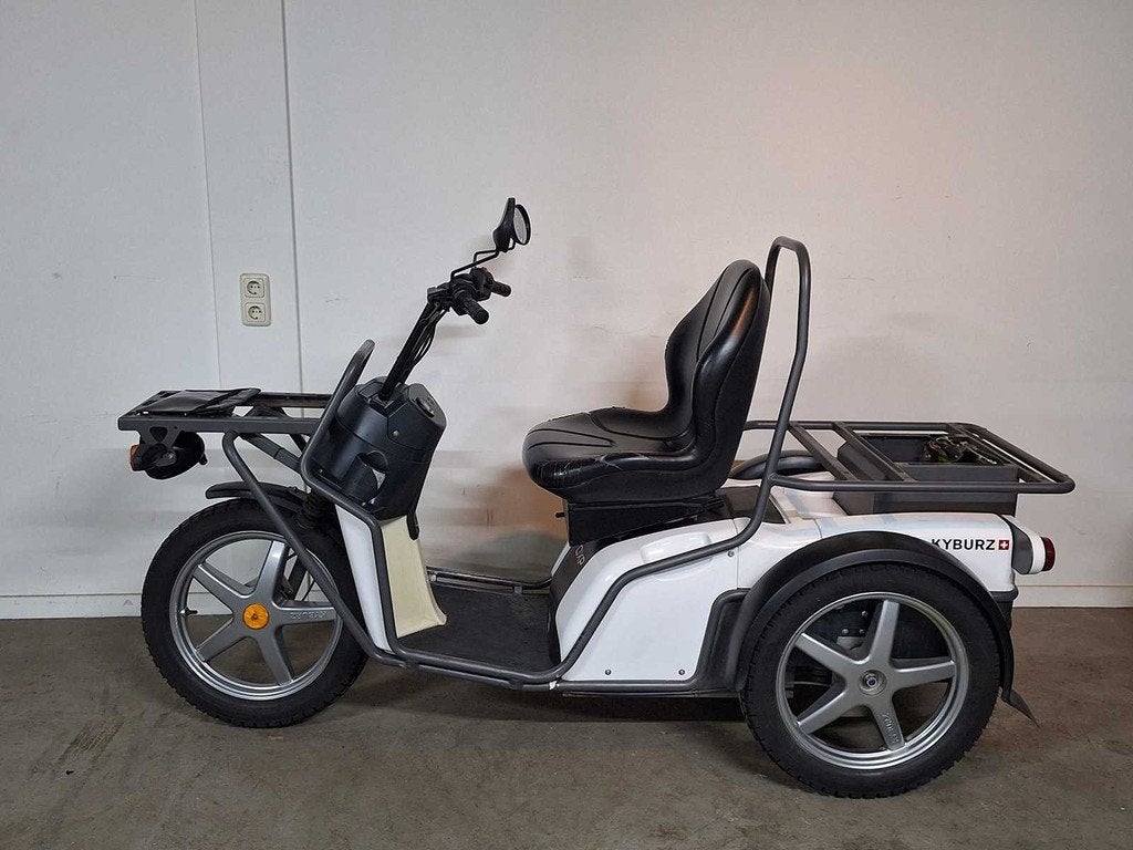 Kyburz DXP 5.0 45km elektrische bezorgscooter 3 wieler bezor, Gebruikt, Kyburz